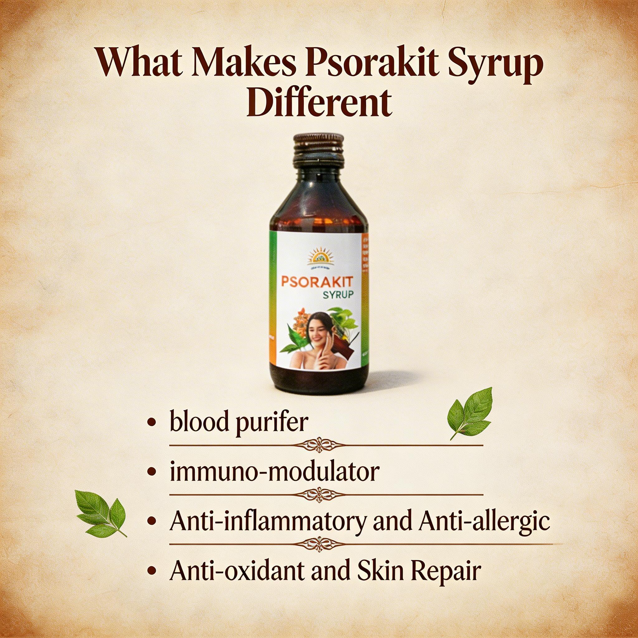 Psorakit Ayurvedic Syrup - Image 3