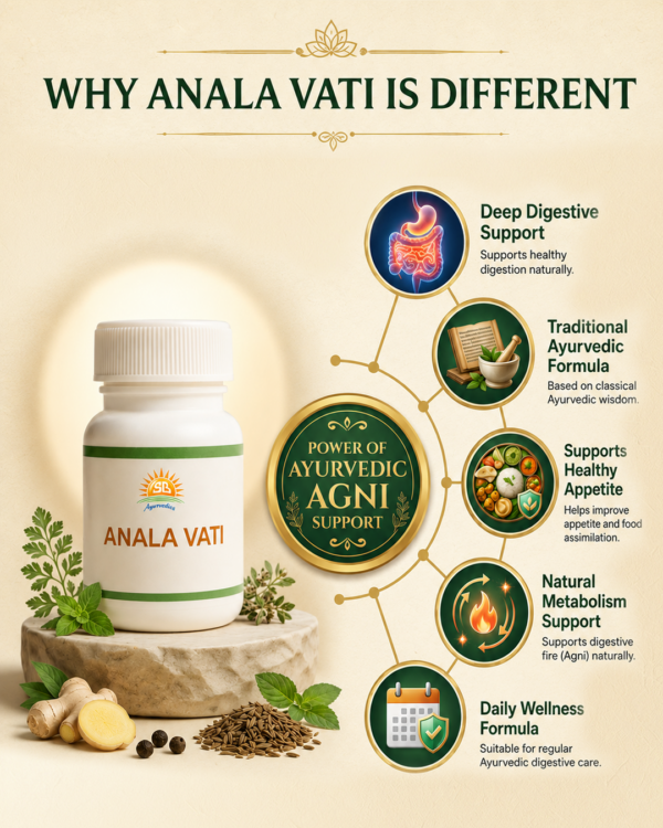 04 Anala Vati Ayurvedic Digestive Tablet
